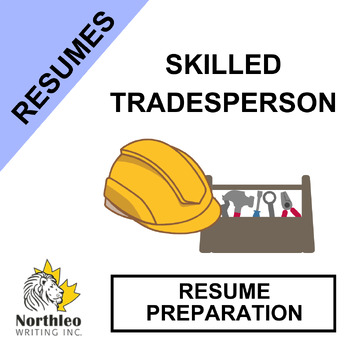 Preview of Skilled Tradesperson Resume Preparation