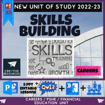 Preview of Skills Building Teamwork and Careers Unit