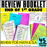 Skills Review Booklet for End of Year 1st Grade or Back to