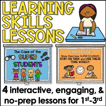 Preview of Skills for Learning Lessons (Study Skills Curriculum)