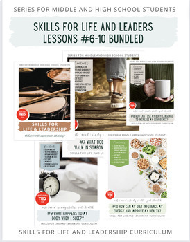 Preview of Skills for Life & Leadership...LESSONS #6-10 BUNDLED!