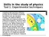 Skills in the study of physics for IB 2025 first assessment