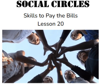 Preview of Skills to Pay the Bills Lesson 20 -- using Nearpod -- SOCIAL CIRCLES