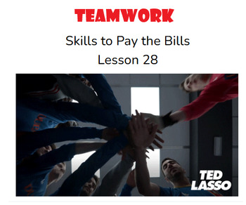 Preview of Skills to Pay the Bills Lesson 28 -- using Nearpod -- TEAMWORK
