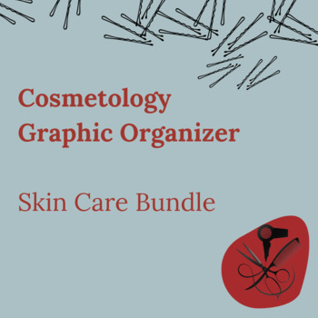Preview of Skin Care Bundle Cosmetology Graphic Organizers