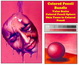Skin Tones Colored Pencil Drawing Bundle Middle School Art
