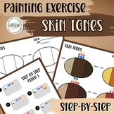 Skin Tones Art Painting Exercise: Beiges and Browns, Works