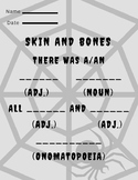 Skin and Bones Composition Worksheet (3rd-5th grade)