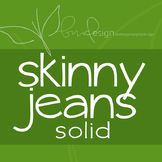 Skinny Jeans Solid Font for Commercial Use