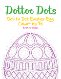 Skip Count by 3s, Dot to Dot Easter Egg Math Activity