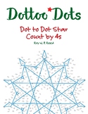 Skip Count by 4s Dot to Dot Christmas Star Math Activity