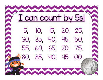 Skip Count by 5s and 10s Anchor Charts - FREEBIE by Mr OB | TpT