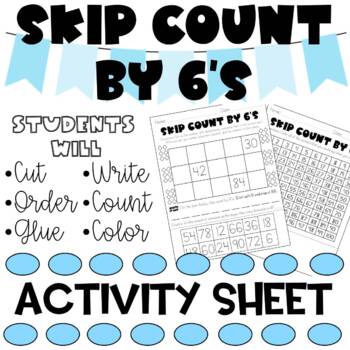 6 x Paper Skip Counting Reminder Bracelets Student Learning Resource Teachers 