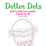 Skip Count by 9s, Dot to Dot Ice Cream, Math Activity