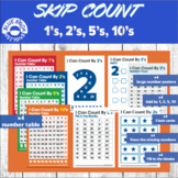 Skip Counting 1's, 2's, 5's, and 10's Math Unit