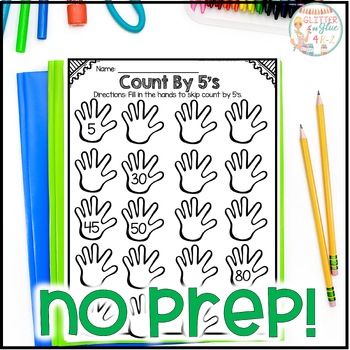 skip counting worksheets sweet and simple by glitter and