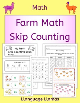 farm skip counting by 2s 3s 5s 10s farm math