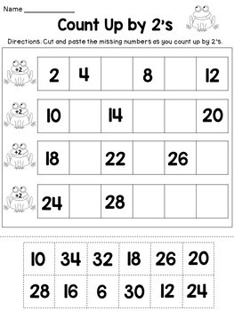 Skip Counting Worksheets by Dana's Wonderland | Teachers Pay Teachers