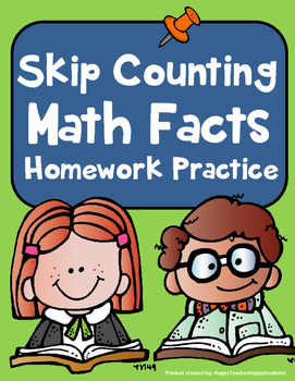 Preview of Skip Counting Facts - Skip Counting Fact Practice perfect for Homework Review