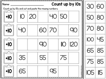 Skip Counting Worksheets | Skip Counting By 2, 5 And 10 by Learning Desk