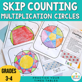 Skip Counting Activities - Geometric Multiplication Circles