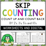 Skip Counting By 2 3 5 and 10 Worksheets Google Slides