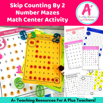 Preview of Skip Counting By 2's Math Mazes