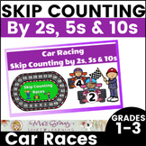 Skip Counting Car Races by 2s, 5s & 10s