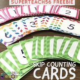 Skip Counting Cards 2s 5s, 10s