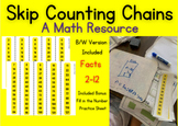 Skip Counting Chain | Facts 2-12 | Printable Resource | Activity