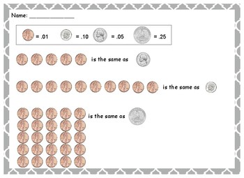 skip counting coins worksheets template included by thats life skills