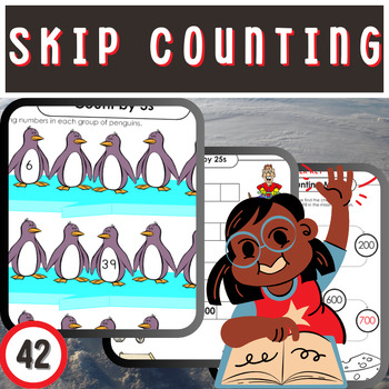 Preview of Skip Counting: Comprehensive Worksheets for Learning Skip Counting by 2s to 100s