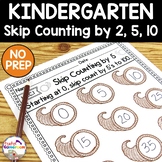 Skip Counting to 100 Fall Worksheets