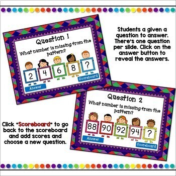 Skip Counting by 2's Powerpoint Game by Teacher Gameroom | TpT