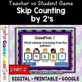 Skip Counting by 2's Powerpoint Game