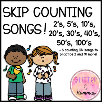 Preview of Skip Counting + Counting on Songs! - FREEBIE