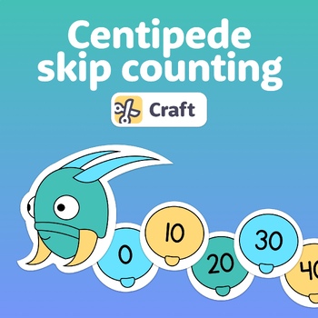 Preview of Skip Counting Craft | K, 1st, 2nd Grade Math Craft, Skip Counting by 2, 5, 10