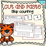 Skip Counting Cut and Paste Math Worksheets / Printables, 