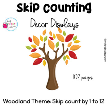 Preview of Skip Counting Display Cards