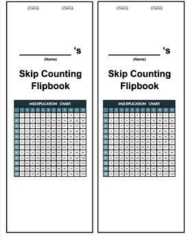 Preview of Skip Counting Flip Book
