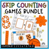 Skip Counting Games BUNDLE | Number sequencing activities