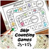 Skip Counting Games for Numbers 2 through 15 | Grades 2 - 4