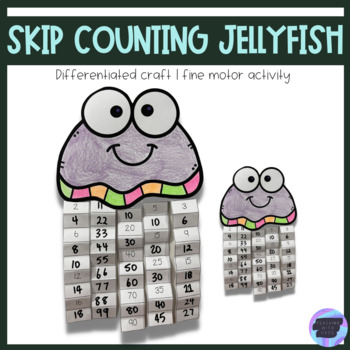 Preview of Skip Counting Jellyfish Craft