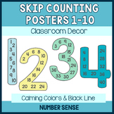 Skip Counting Multiples Number Posters | CALMING BOHO | Cl