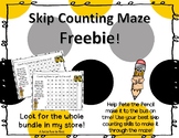Skip Counting Maze FREEBIE!