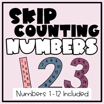 Preview of Skip-Counting/Multiples Numbers Display