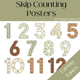 Skip Counting Multiplication and Factors Numbers Posters E