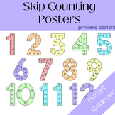 Skip Counting Multiplication and Factors Numbers Posters R