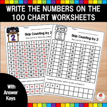 Skip Counting Worksheets by United Teaching | Teachers Pay Teachers