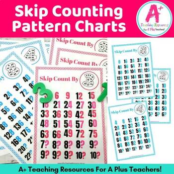 Preview of Skip Counting Number Charts
